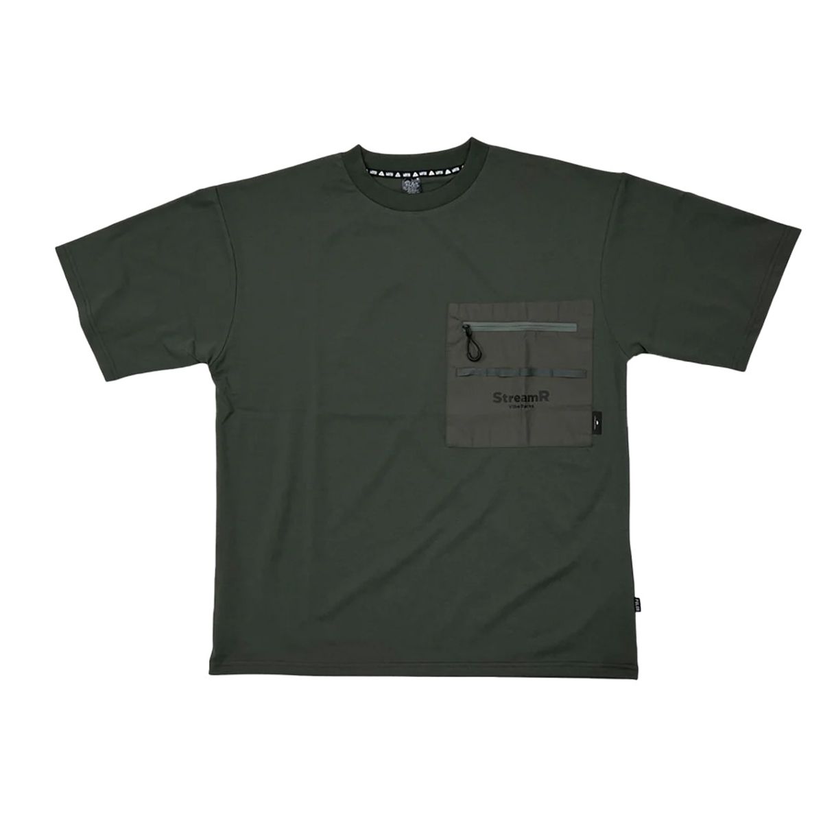 폴러스터프(POLERSTUFF) StreamR 드라이 숏 슬리브 티셔츠 KHAKI