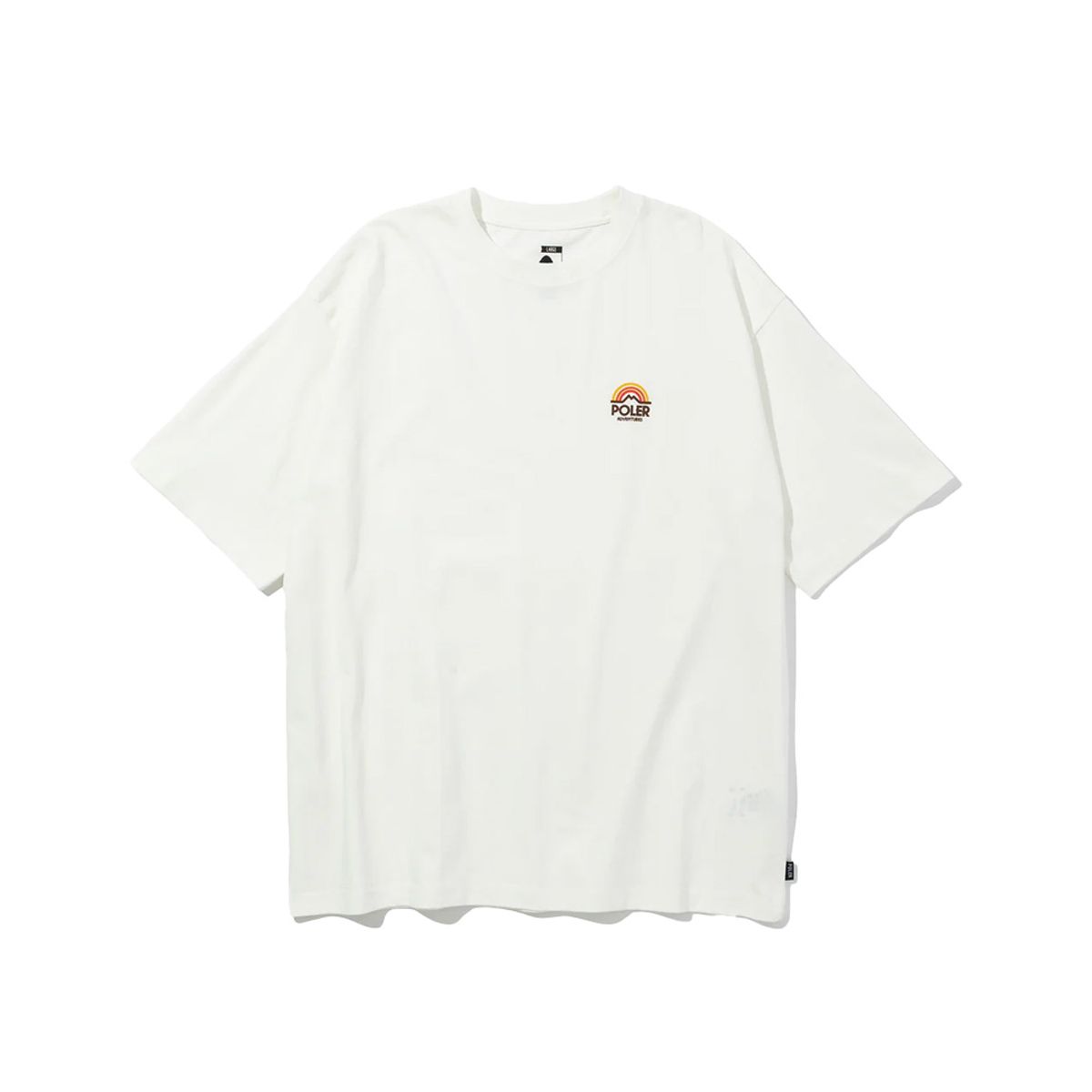 폴러스터프(POLERSTUFF) 레인보우 릴렉스 핏 티 WHITE