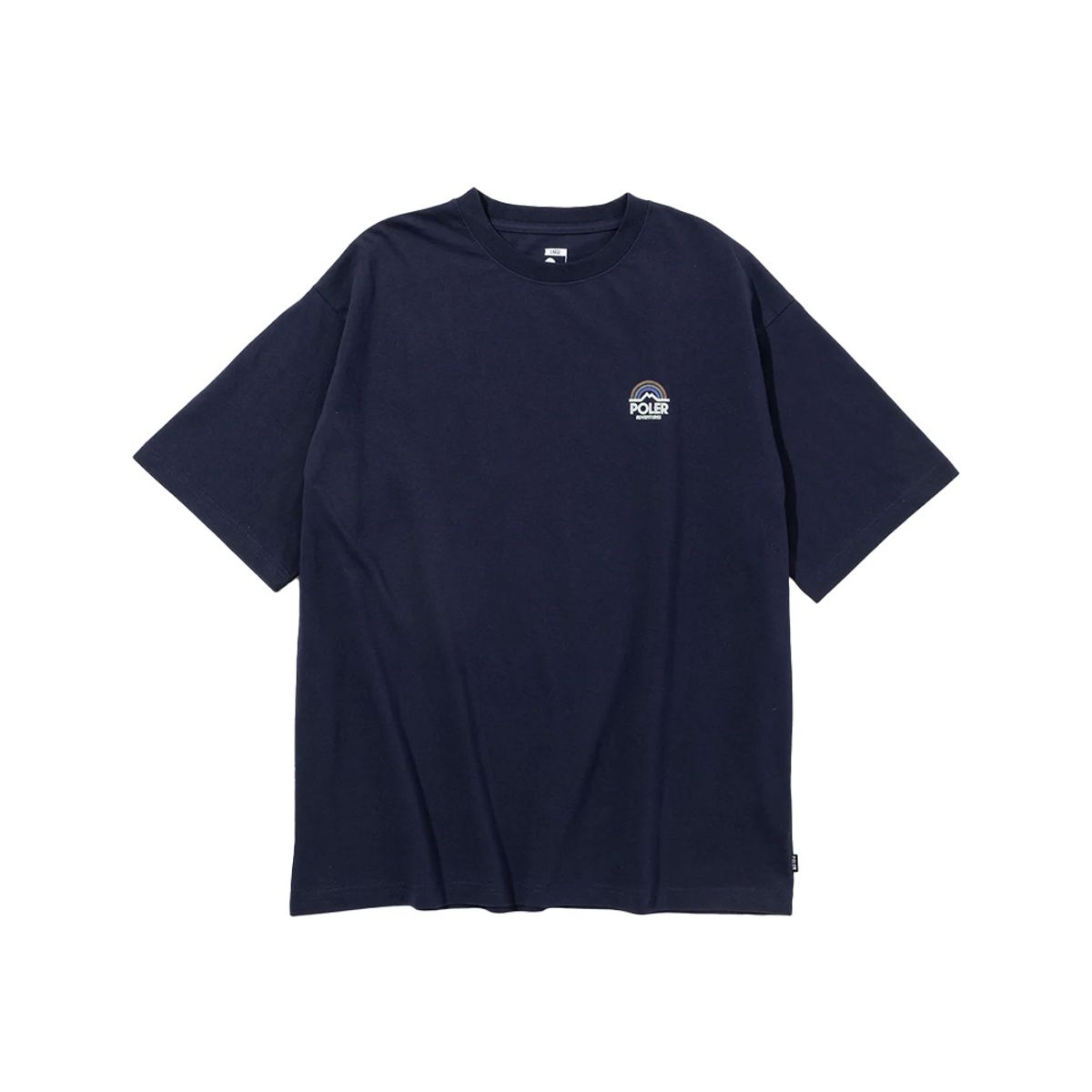 폴러스터프(POLERSTUFF) 레인보우 릴렉스 핏 티 NAVY