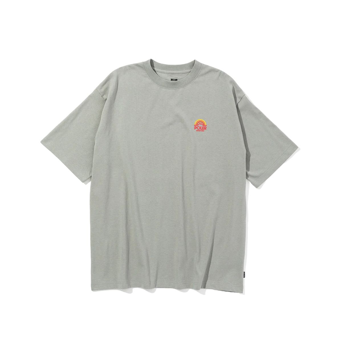 폴러스터프(POLERSTUFF) 레인보우 릴렉스 핏 티 GRAY