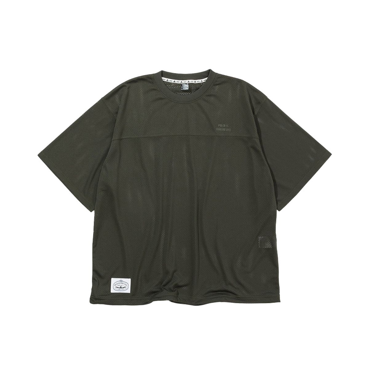 폴러스터프(POLERSTUFF) 메쉬 배기 숏슬리브 OLIVE