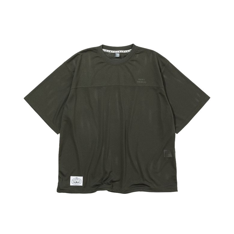 메쉬 배기 숏슬리브 OLIVE