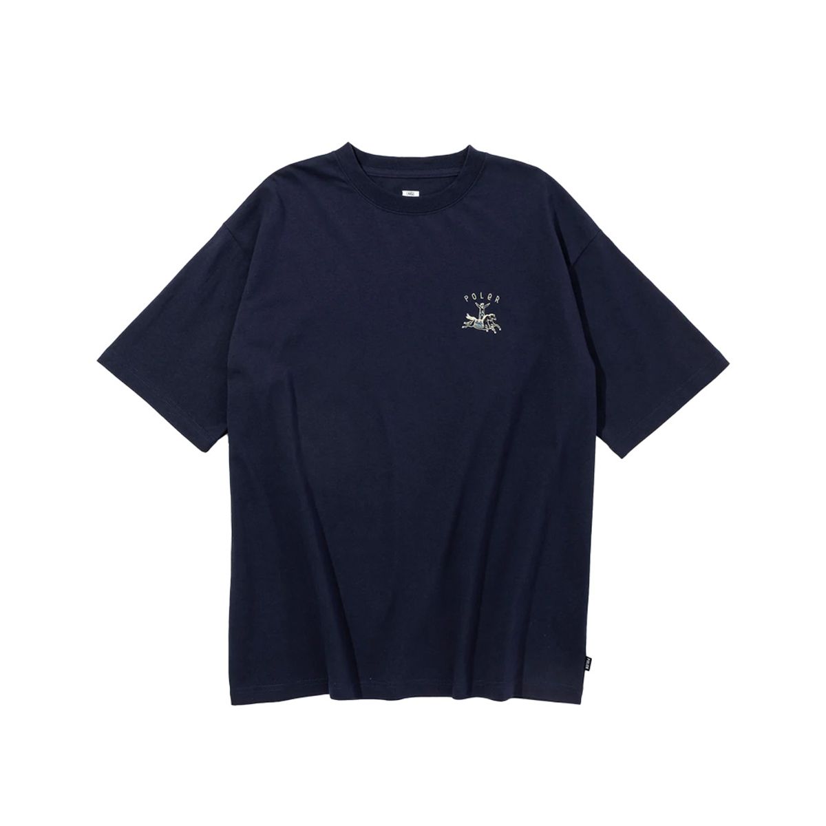 폴러스터프(POLERSTUFF) 홀스 릴렉스 핏 티 NAVY