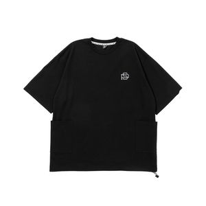 쿨 맥스 아우터 포켓 티 BLACK