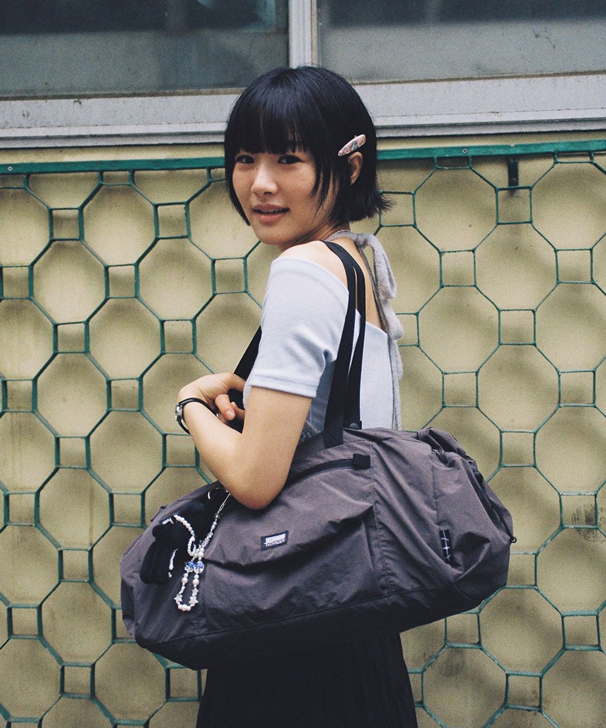 스위치(SWEETCH) VOYAGER DUFFEL BAG 002 S Grape Grey