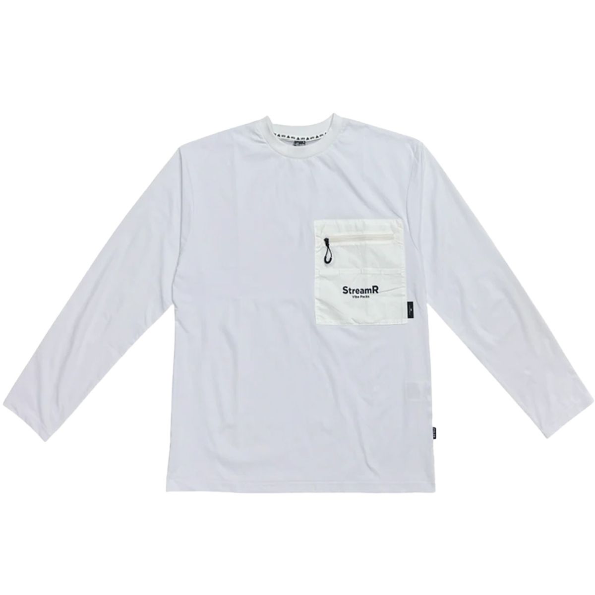 폴러스터프(POLERSTUFF) StreamR 드라이 롱 슬리브 티셔츠 OFF WHITE