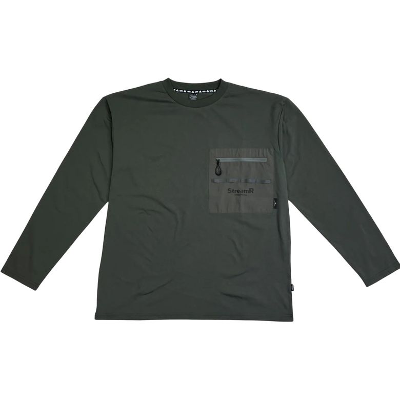 StreamR 드라이 롱 슬리브 티셔츠 KHAKI