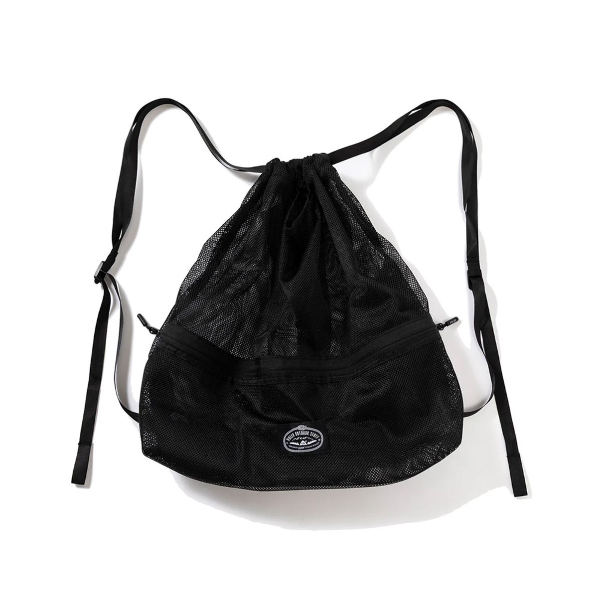 폴러스터프(POLERSTUFF) 메쉬 스터프 냅색 BLACK