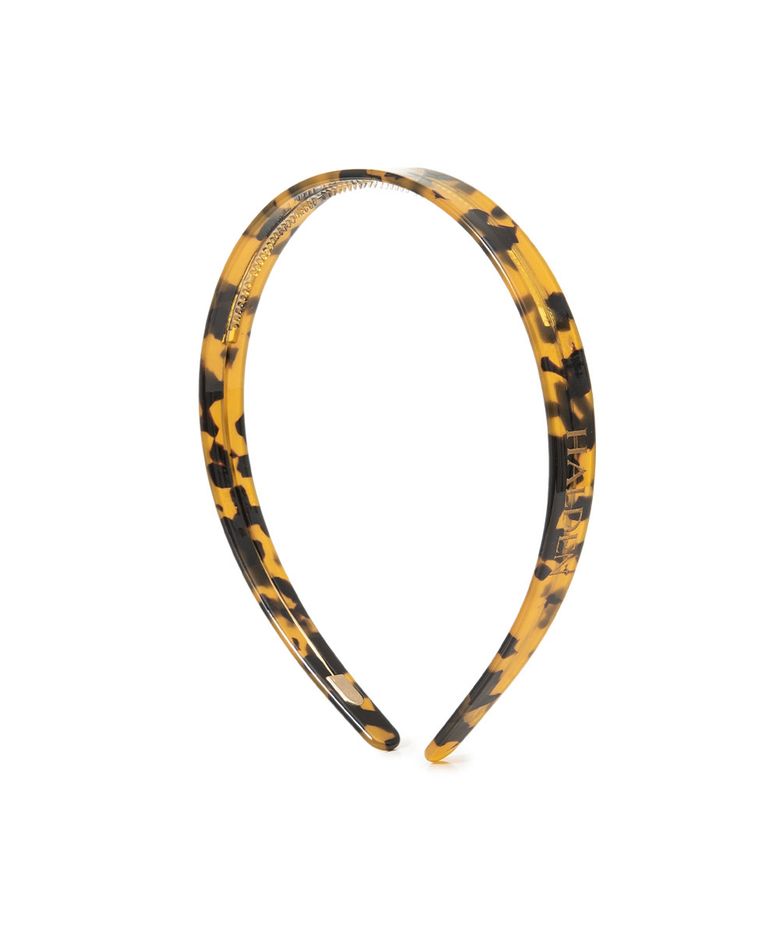 standard celluloid hairband (H035_yellow leopard)