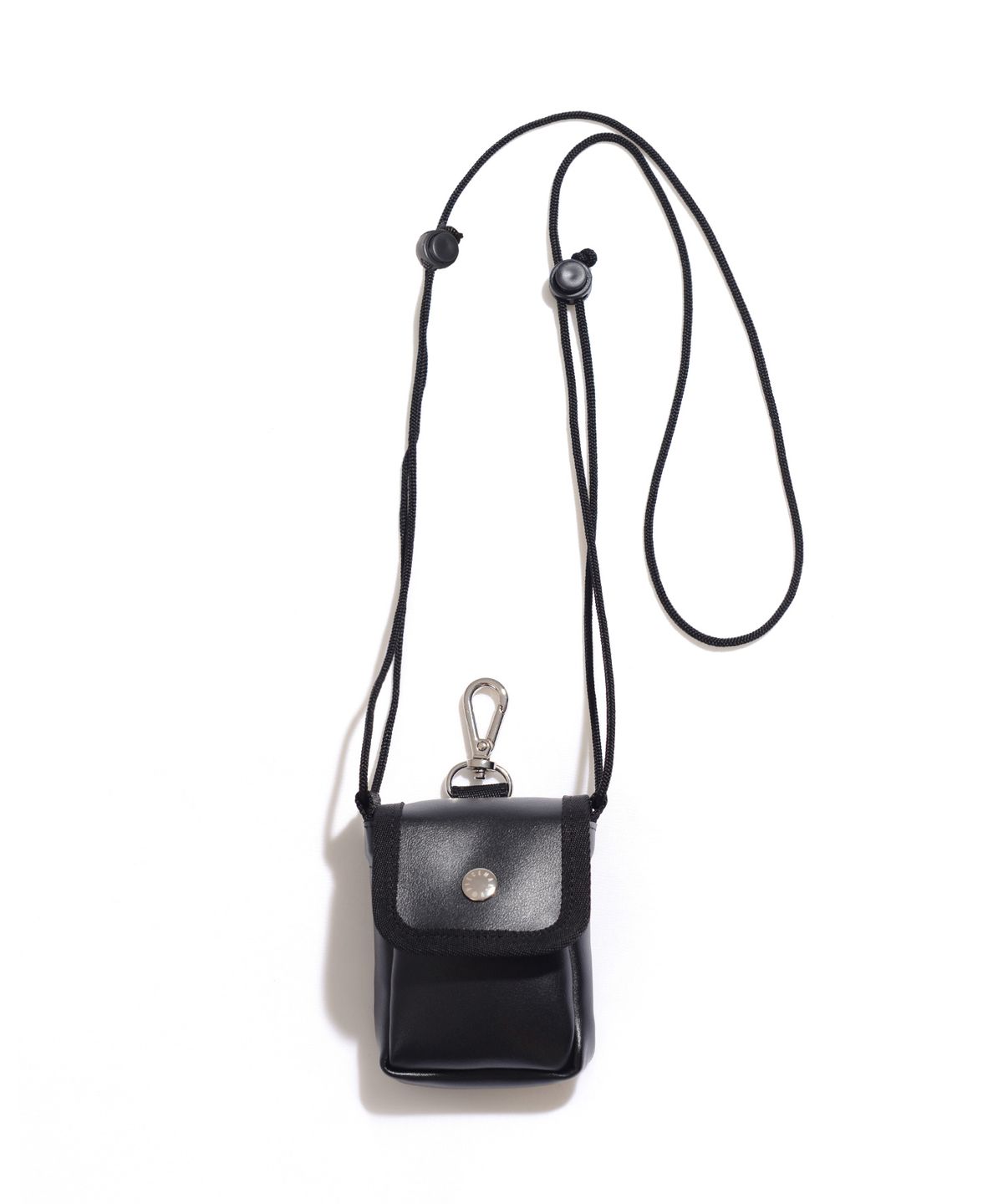 피스메이커(PIECE MAKER) ECO LEATHER POUCH BAG (BLACK)