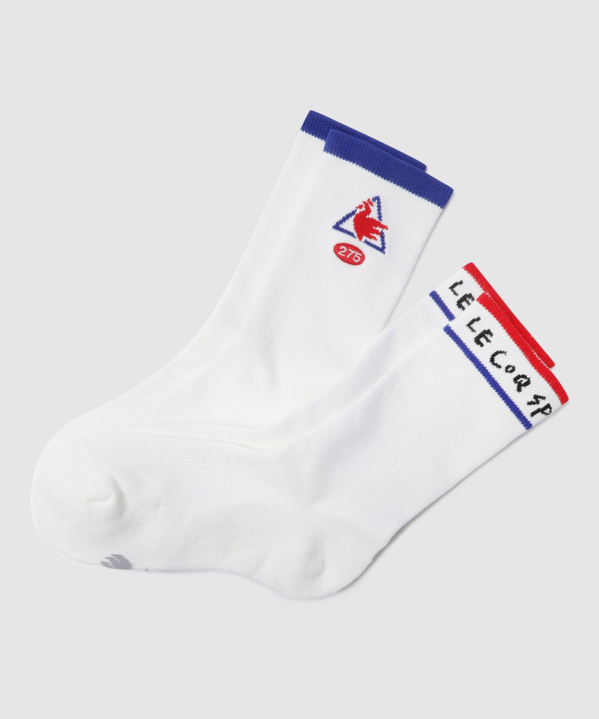 르꼬끄(LECOQ) 르꼬끄X275C 번들 하이삭스 (2PACK) - 화이트(QQ323XSC71)