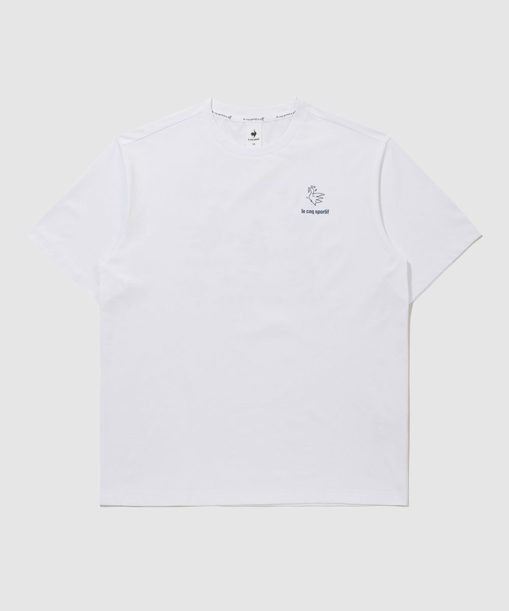 르꼬끄X275C 유니 빅루스터 반팔티 - 화이트(QQ323XRS73)