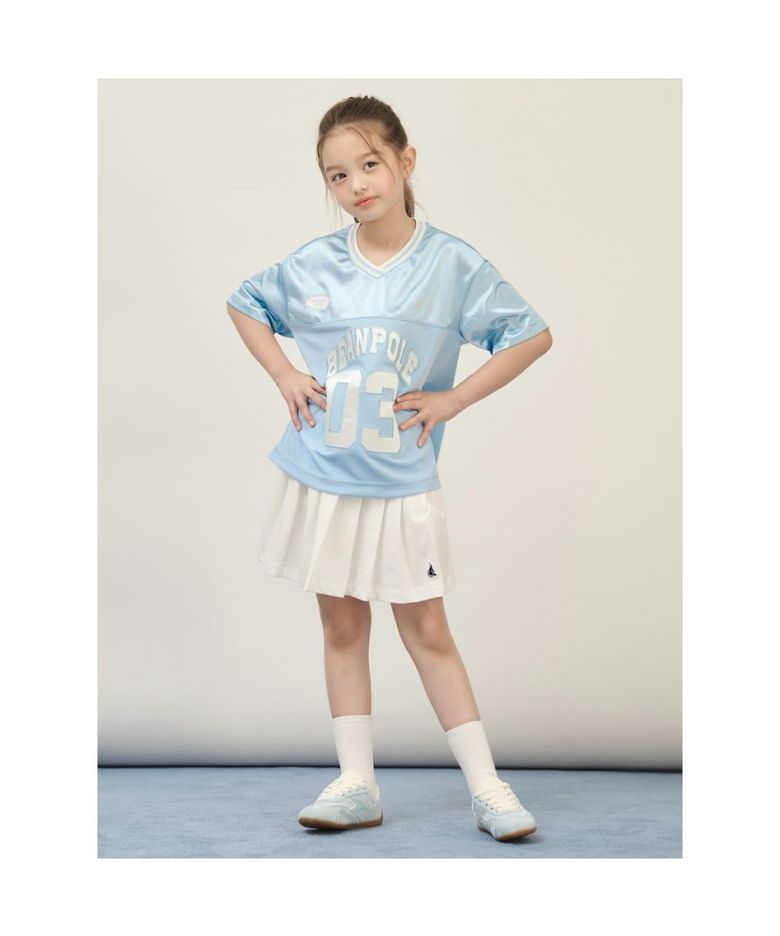 BP FOOTBALL CLUB 메쉬 그래픽 티셔츠  스카이 블루 (BI5642U96Q)