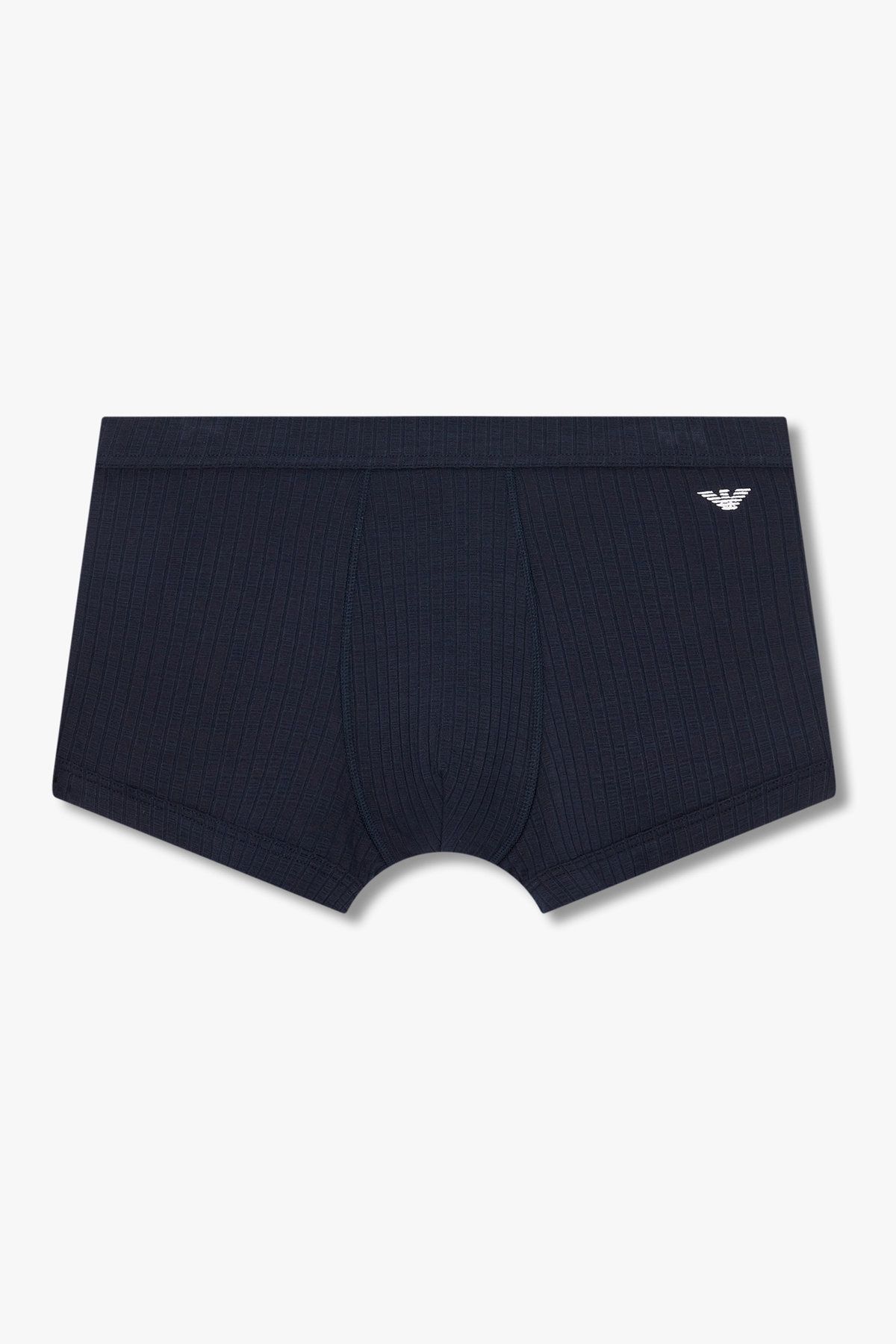 엠포리오 아르마니 언더웨어(EMPORIO ARMANI UNDERWEAR) 남성 이글 자수 리브드 드로즈_다크 블루 0815112071