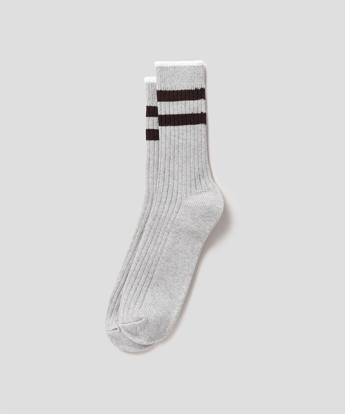 시프트지(SHIFT.G) Double Stripe Socks  Light Grey