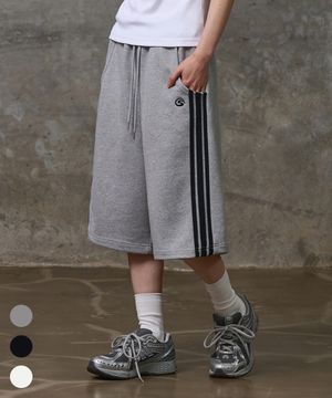 심볼 트랙 와이드 하프팬츠 3COLOR