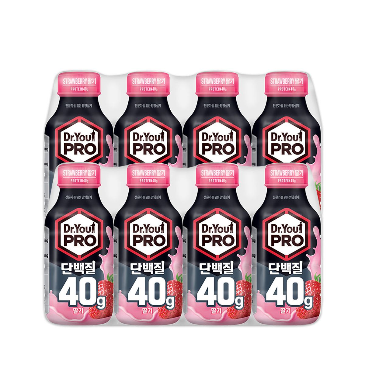 닥터유(DRYOU) 닥터유프로 단백질드링크 40g 딸기 (350ml) x 8개