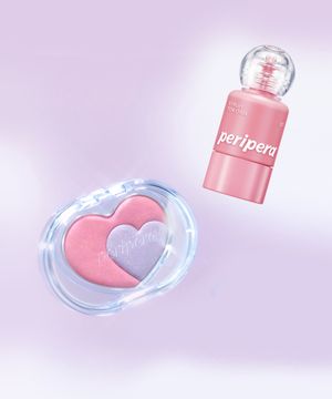 [치크SET] 페리페라 하트 포켓빔 + 시럽피 톡 치크