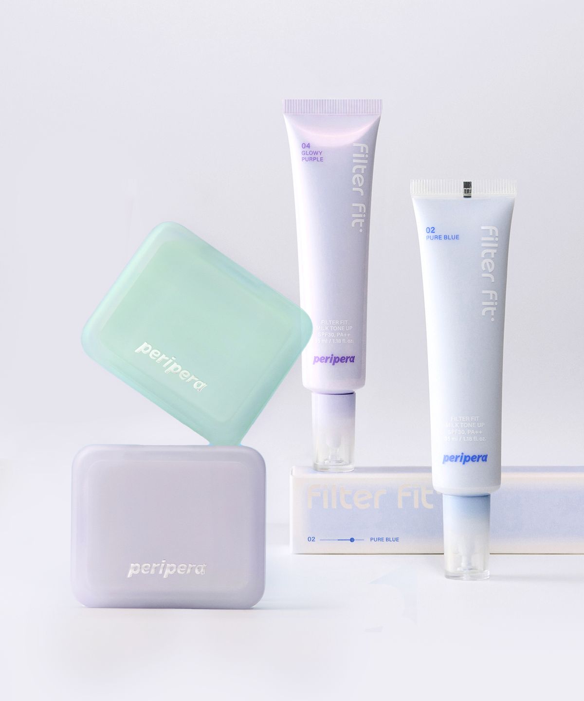 페리페라(PERIPERA) [필터피부 SET] 필터핏 밀크 톤업 크림 + 필터핏 블러 팩트