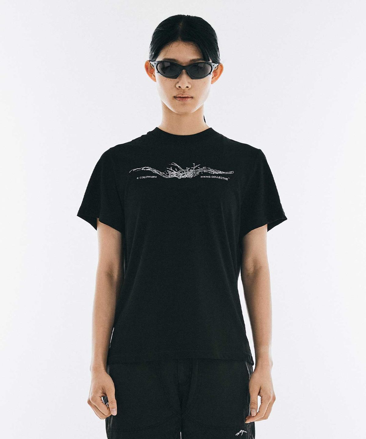 콜드웜(COLDWARM) Splash Air T-Shirt (Black) -Women-