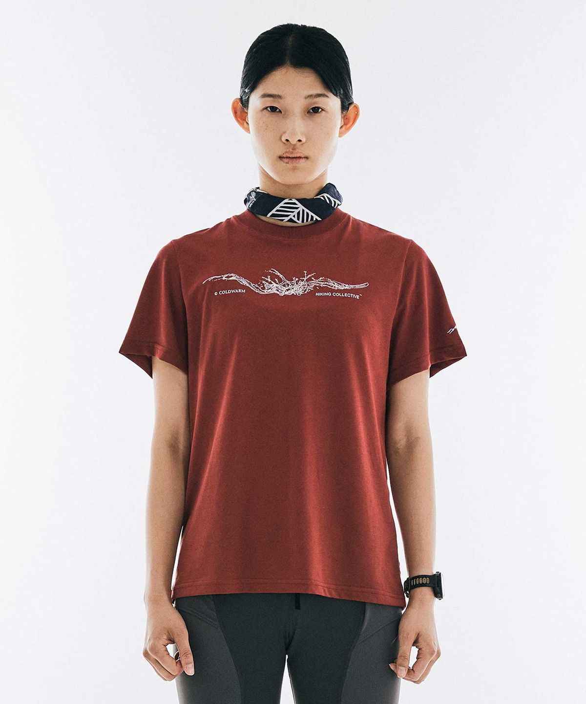 콜드웜(COLDWARM) Splash Air T-Shirt (Red) -Women-
