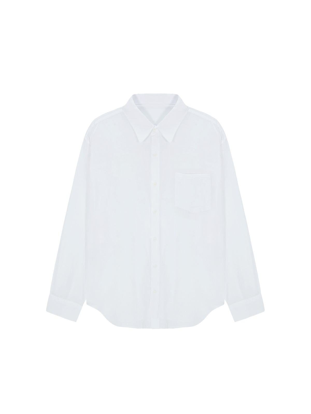 샐러드바구니(SALAD BAGUNI) Sheer cotton shirt - white