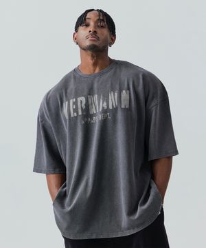 헤비코튼 피그먼트 에센셜 오버핏 반팔티 3colors