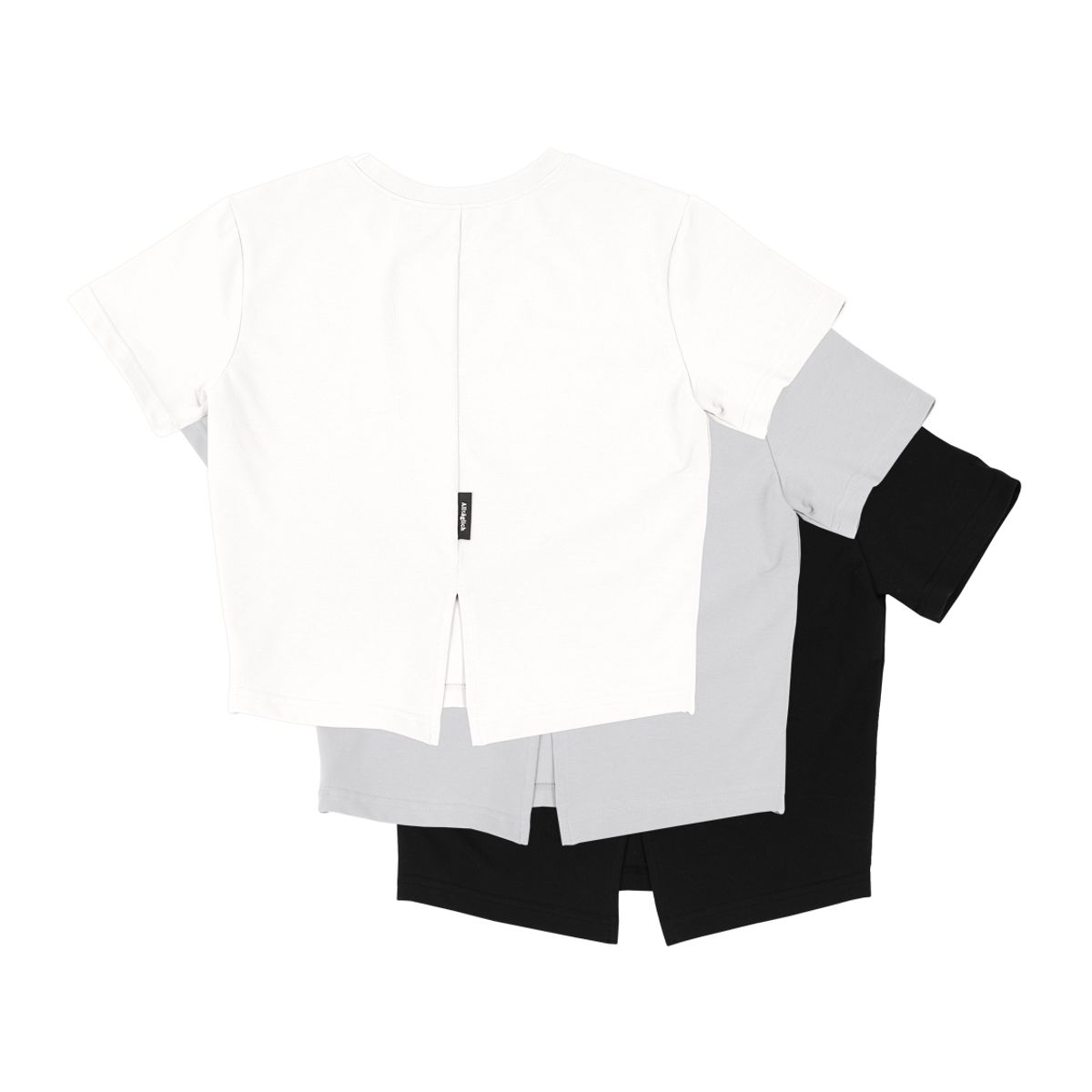 알테그리히(ALLTAGLICH) (Slim)리사이클 슬릿 티셔츠-Recycle Slit T-shirt
