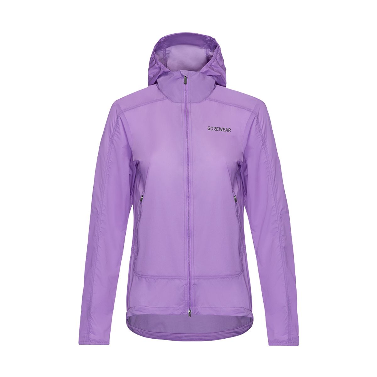 고어웨어(GOREWEAR) 펀플로우 후드 윈드브레이커 바람막이 자켓 우먼 - 스크럽 퍼플 (여성용)