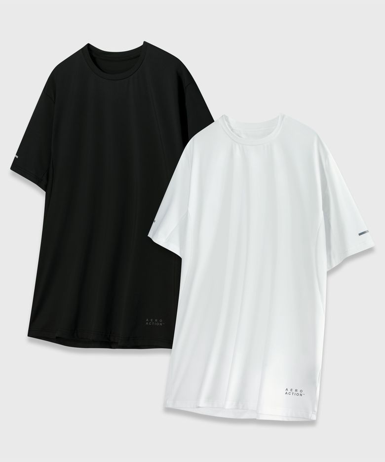 [2PACK] AERO 라이트 숏 슬리브_2COLOR