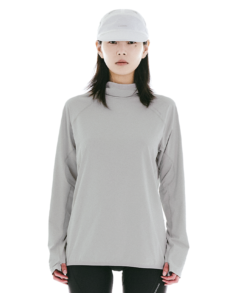Aero Balaclava Hoodie (Grey) -Women-