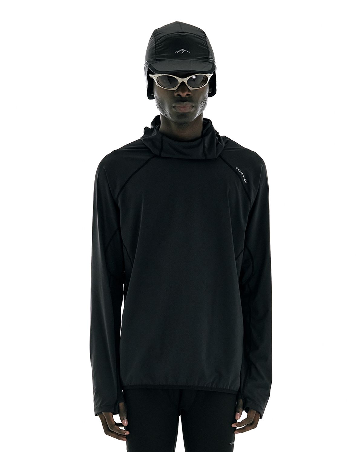 콜드웜(COLDWARM) Aero Balaclava Hoodie (Black)