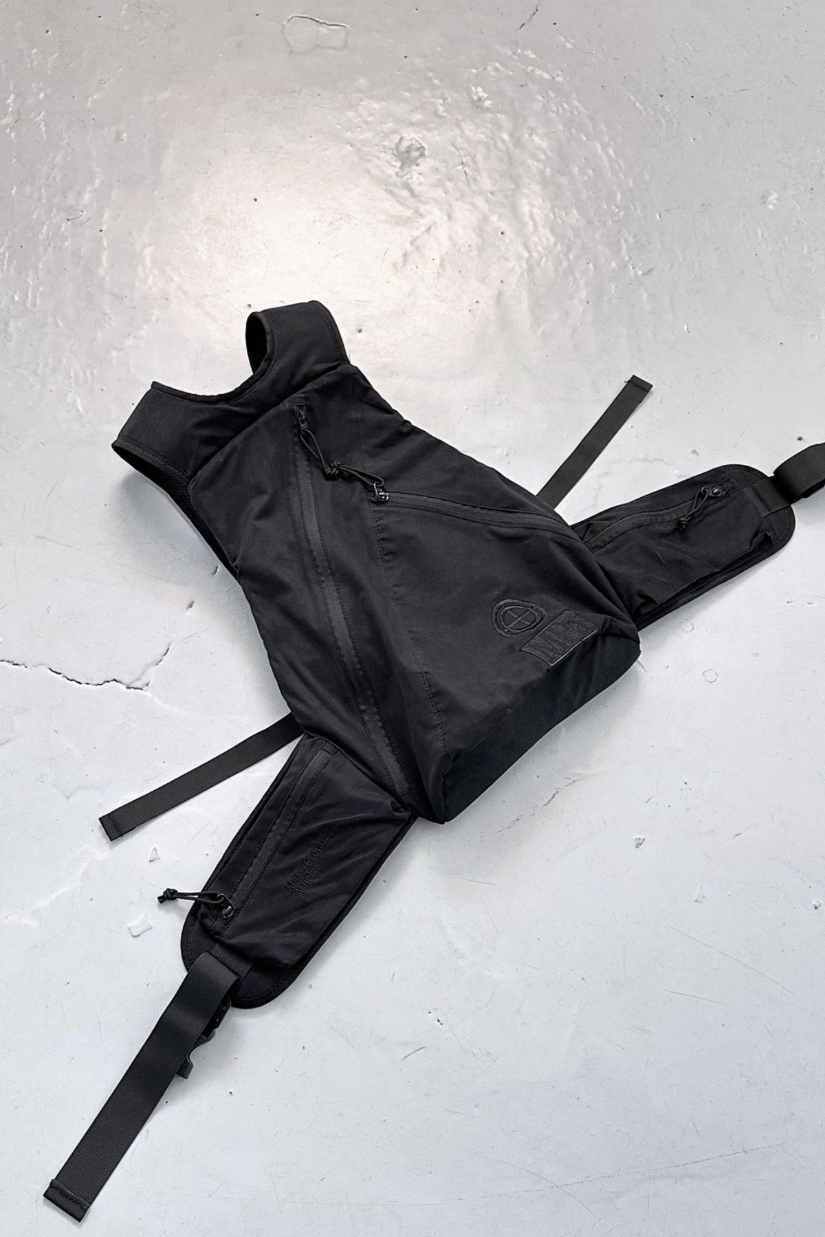 플라스틱프로덕트(PLASTICPRODUCT) MPa CHEST BELT BAG (BLACK)