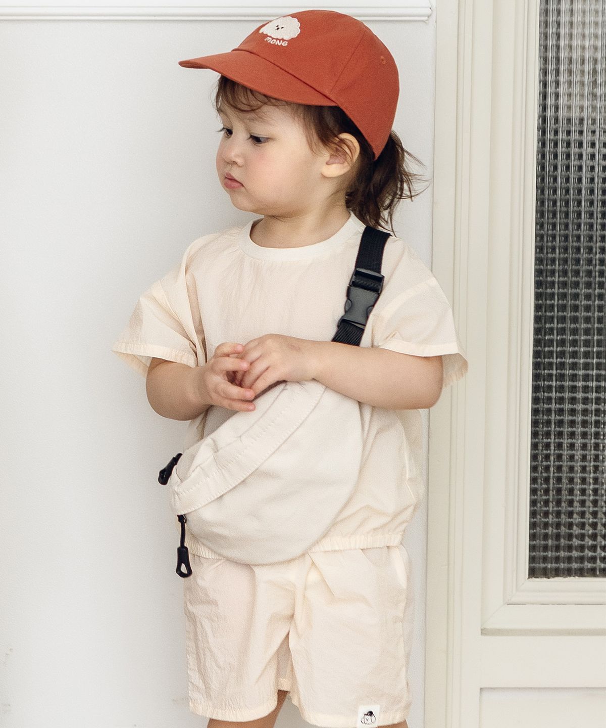 유비맘클로젯(UBMOM CLOSET) 버터크림 반팔 상하세트 크림 C2HQ7904-CR