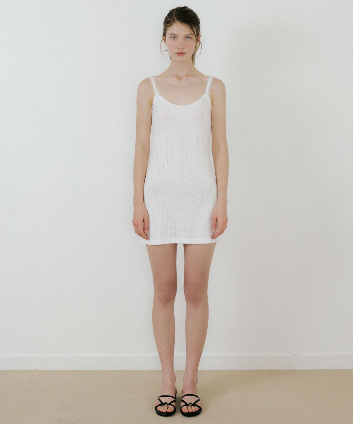 레테라(LETTERA) Lace Sleeveless Dress_2Color