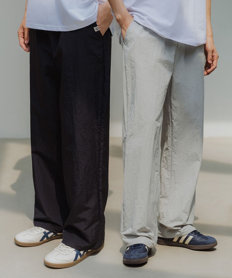 [2PACK] 세미와이드 나일론 팬츠 2종 패키지