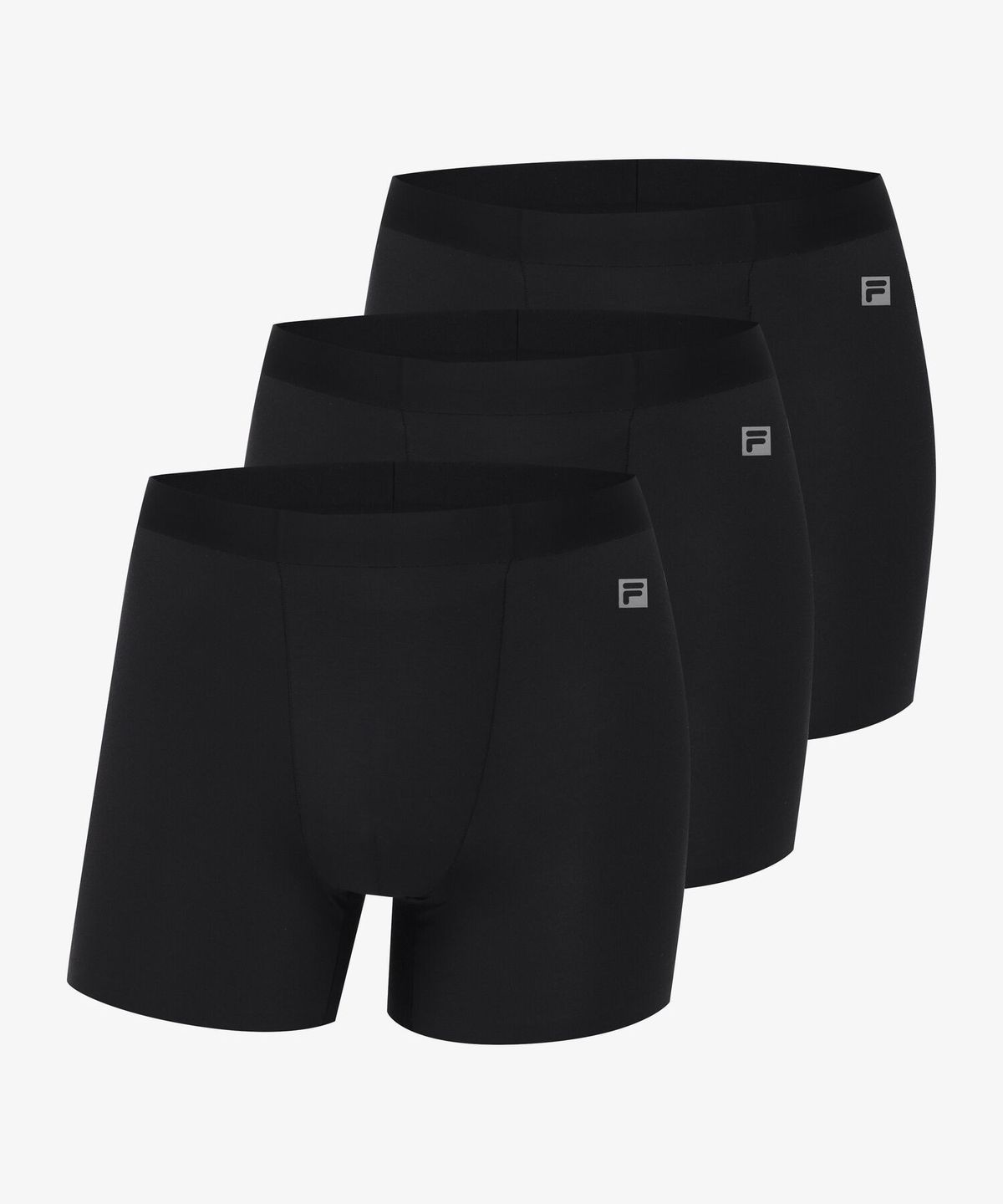 휠라언더웨어(FILA UNDERWEAR) 퓨징 남성 드로즈 3팩 (블랙)