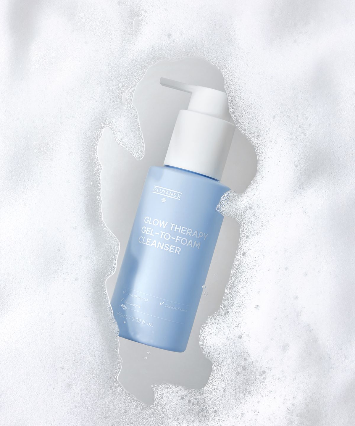 글루타넥스(GLUTANEX) 글루타넥스 글로우테라피 젤투폼 클렌저 저자극 세안제 100ml