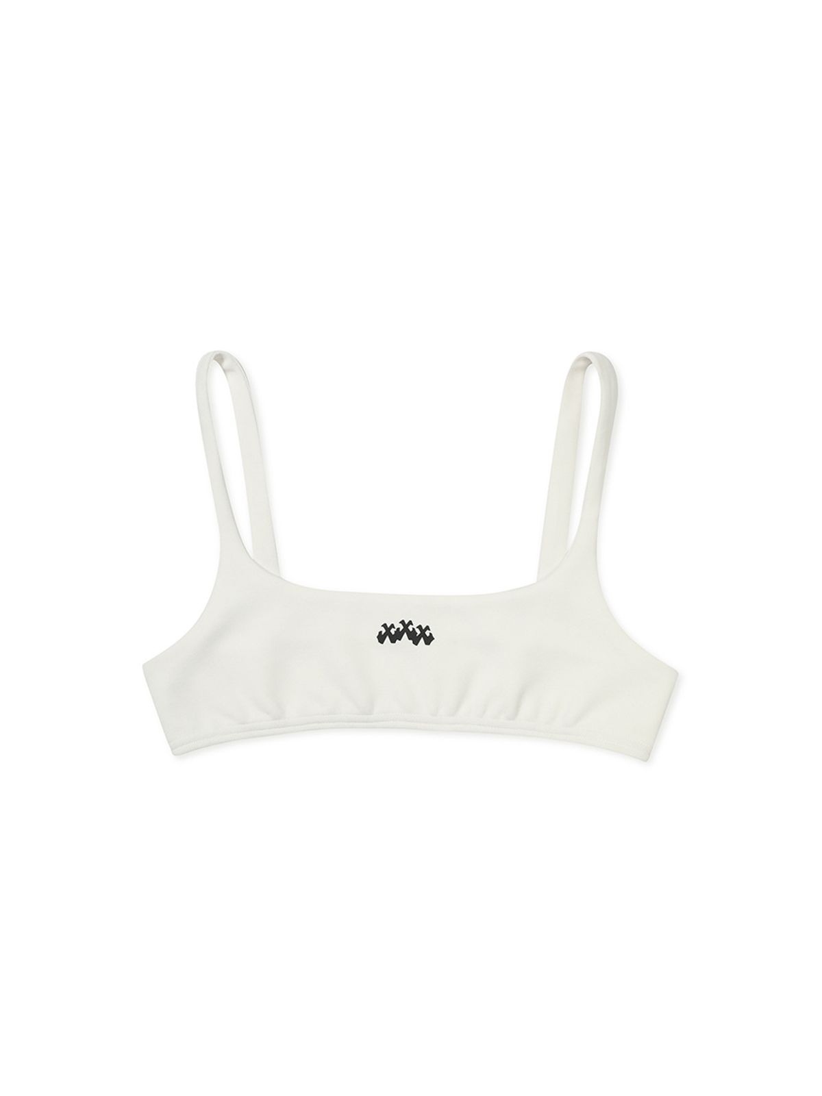 와이이이엘(YEEL) LOGO BRALETTE WHITE