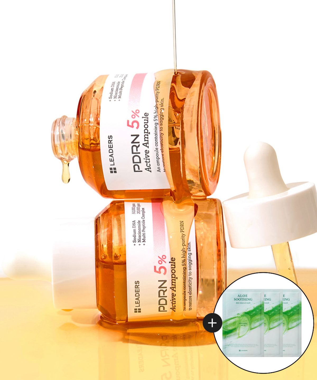 리더스코스메틱(LEADERS COSMETICS) [2개] 리더스 PDRN 5% 액티브 앰플 30ml