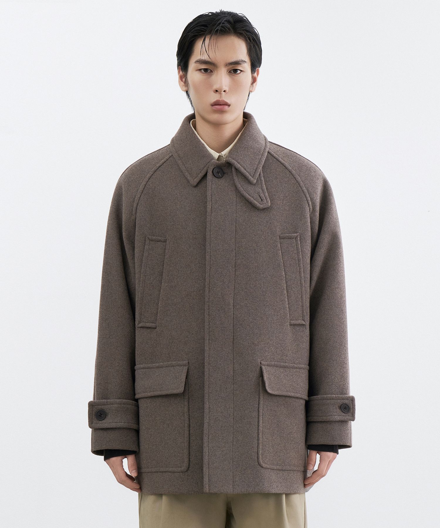 MUSINSA公式 | MUSINSA STANDARD ウールブレンドオーバーサイズマフ