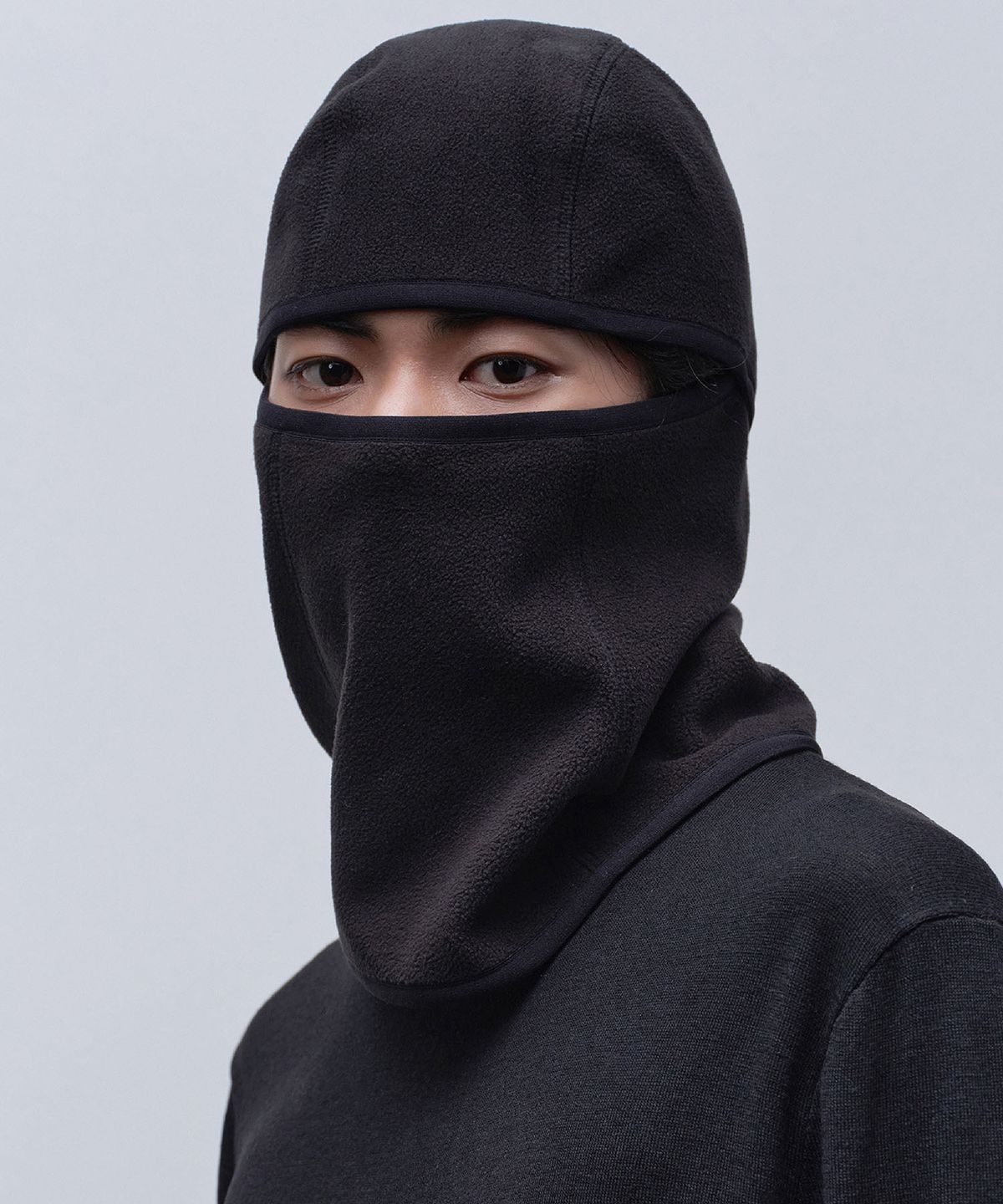 무신사 스탠다드(MUSINSA STANDARD) 폴라 플리스 풀 페이스 바라클라바 [블랙]