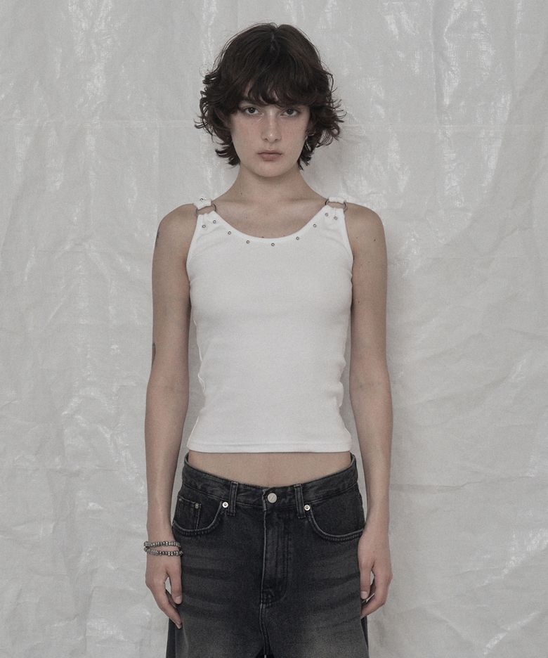 O-RING RIVET SLEEVELESS WHITE