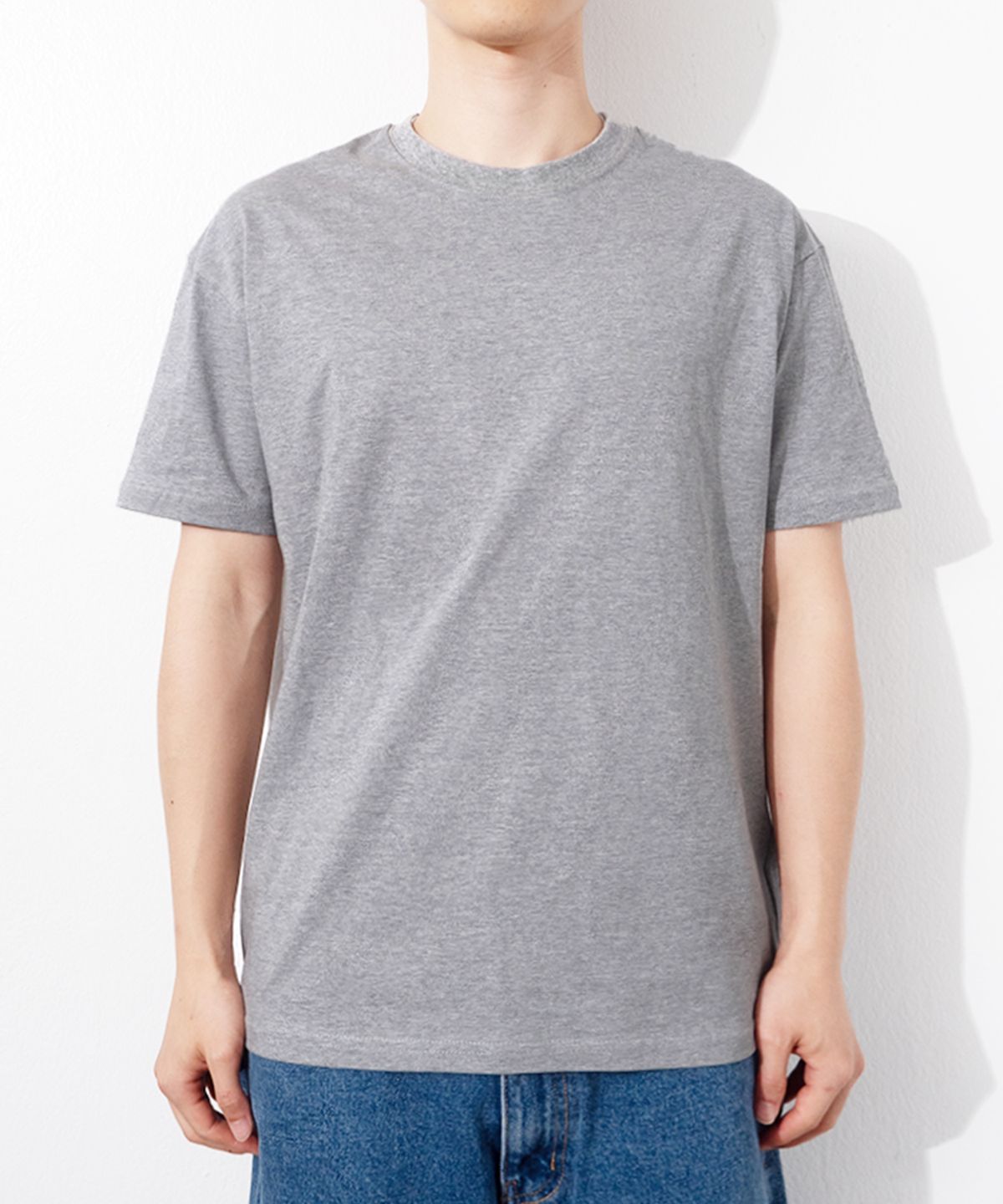 큐티에잇 가먼츠(QT8 GARMENTS) OC Silky Plain Tee (Grey)