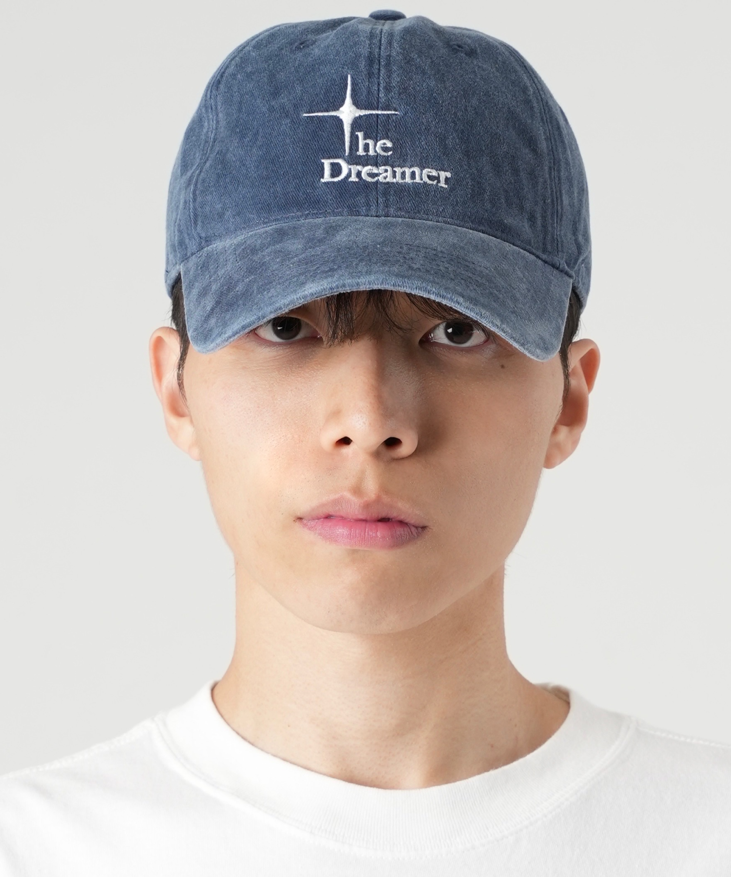 MUSINSA公式 | THE DREAMER Pigment Vintage Ball Cap - Navy