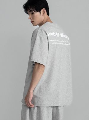 T2507 쿨 스판 오버핏 반팔티 [메란지]