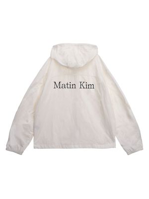 MATIN HIGH NECK HOODY COATING JUMPER FOR MEN IN IVORY