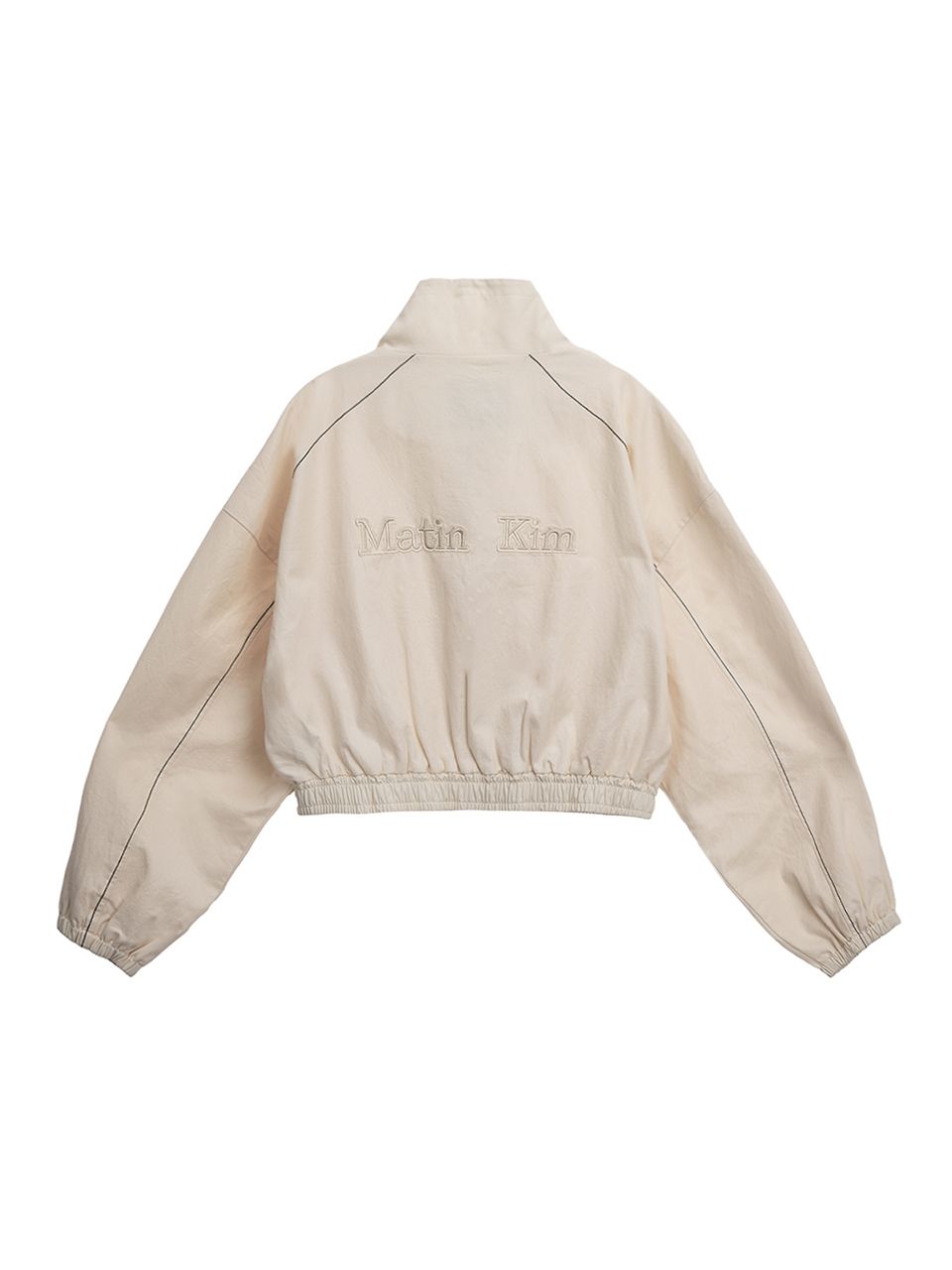 【MATIN KIM】24fw MATIN ROUGH COATING CROP BOMBER MUSINSA | MATIN KIM MATIN ROUGH COATING CROP BOMBER IN CREAM