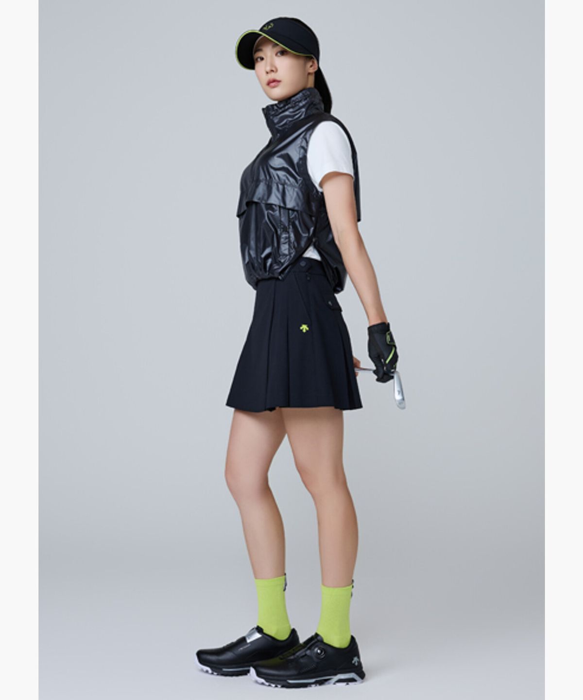 데상트 골프(DESCENTE GOLF) 여성 홀인원팩 A라인 스커트 (DQ32WFSK7A)
