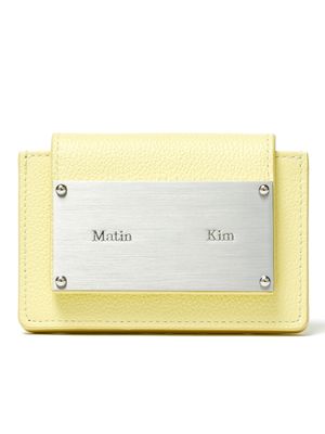 ACCORDION WALLET IN LIME